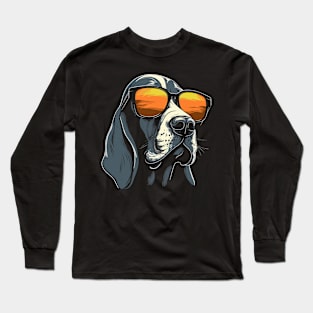 Basset Hound Sunglasses Long Sleeve T-Shirt